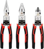 Wire-strippers / side-cutting pliers / long-nose pliers